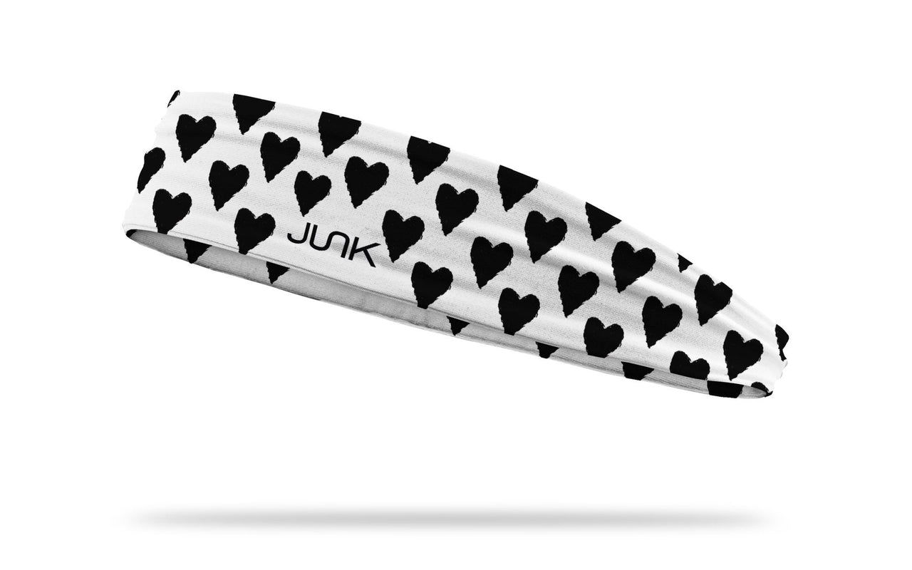 Black Heart Infinity Headband - View 1