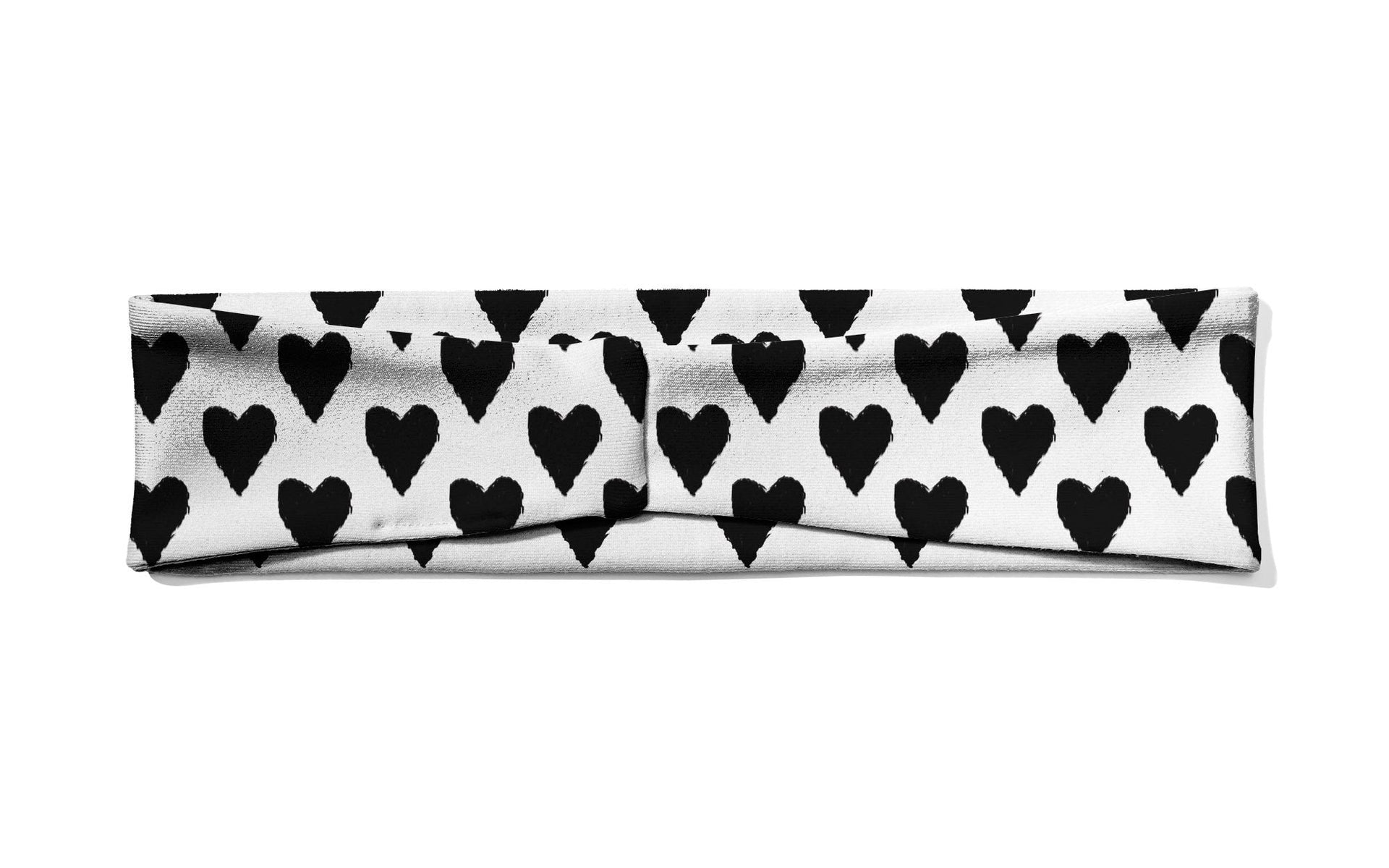 Black Heart Infinity Headband - View 4