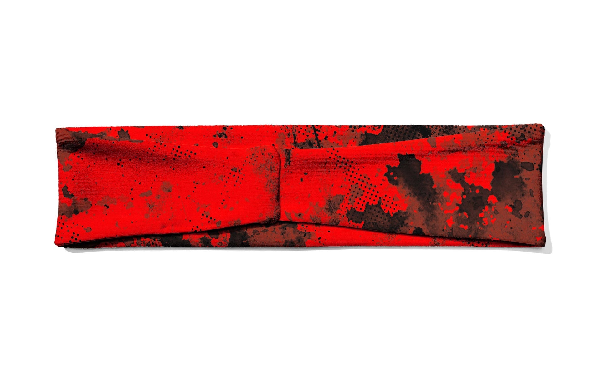 Red Grunge Infinity Headband - View 4