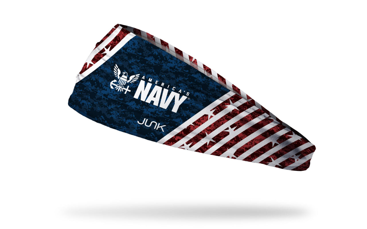 Navy: Red White and Blue Big Bang Lite Headband