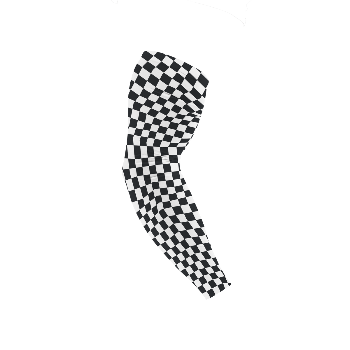 Black Check Arm Sleeve