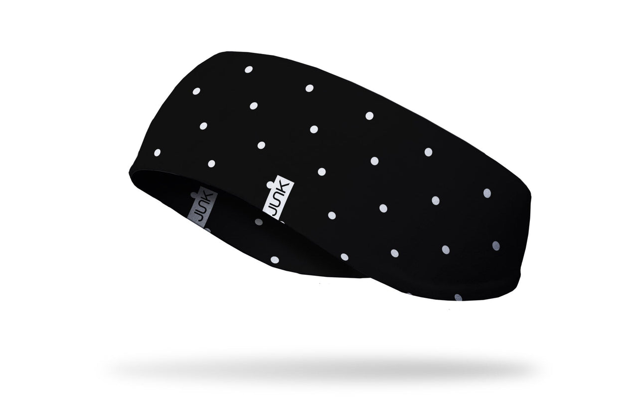 Black Dainty DOT Ear Warmer
