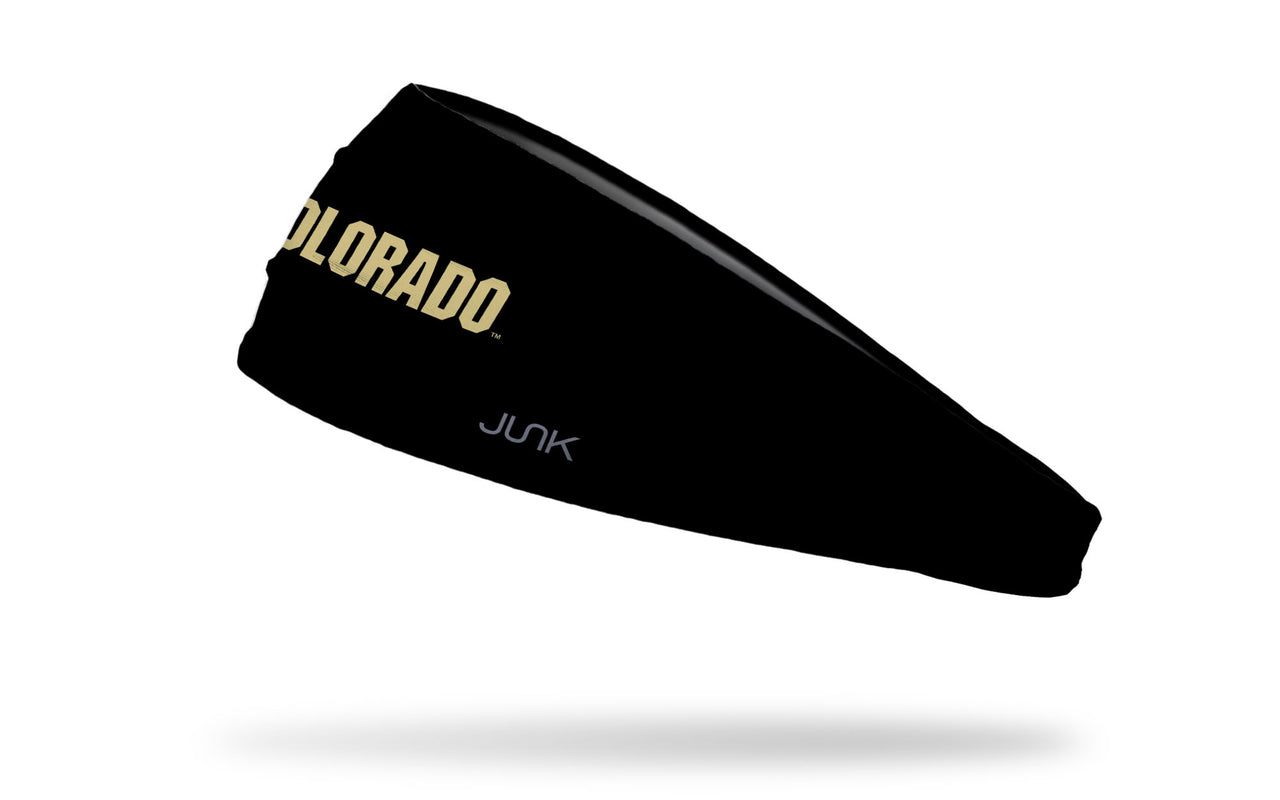 University of Colorado: Wordmark Black Headband