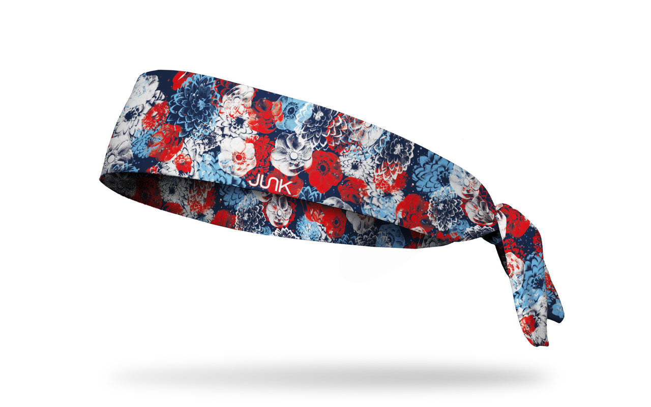 Fire Flower Tie Headband