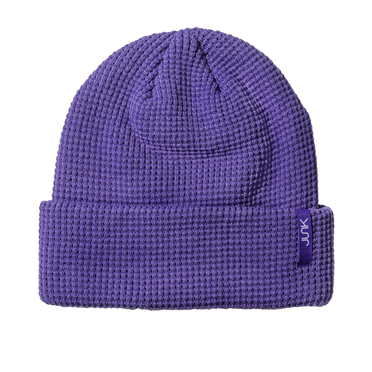 Astral Purple Waffle Knit Beanie - View 2