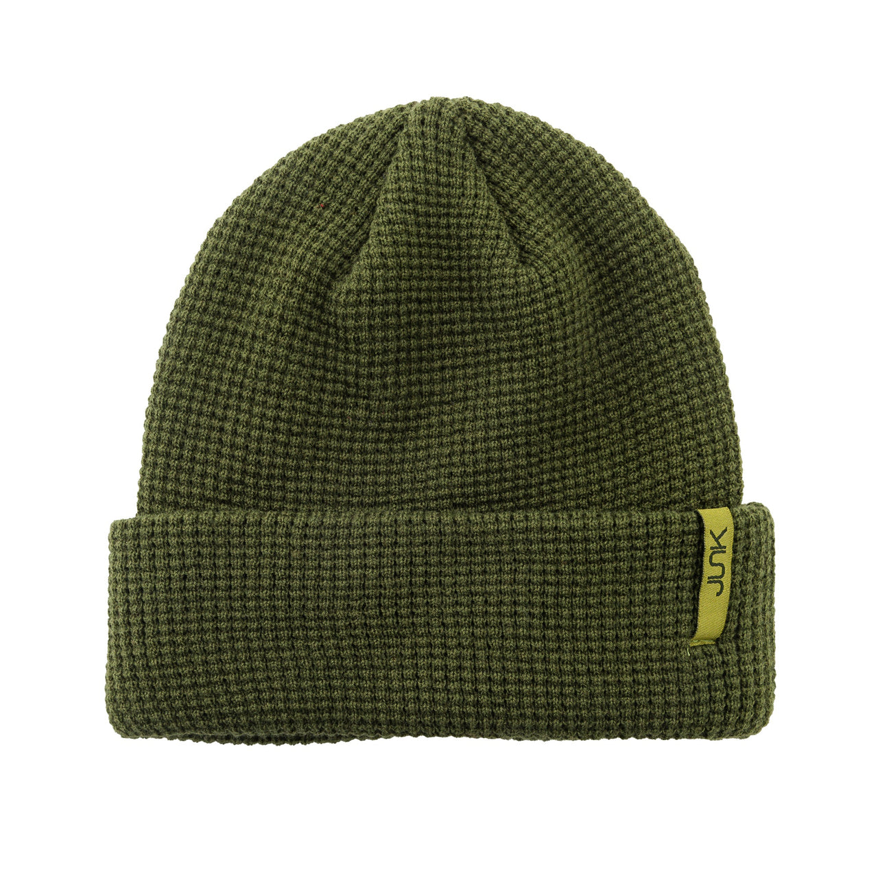 OD Green Waffle Knit Beanie - View 2