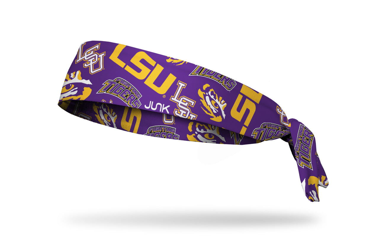 Louisiana State University: Overload Purple Tie Headband