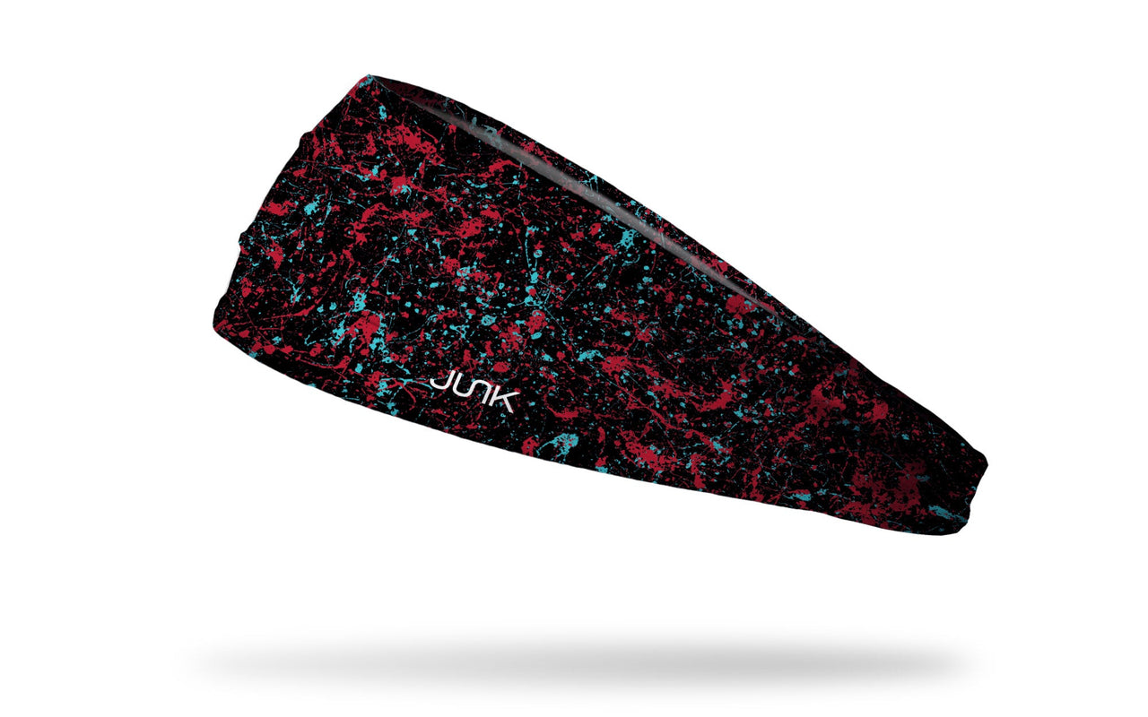 Sedona Red Teal Splatter Big Bang Lite Headband