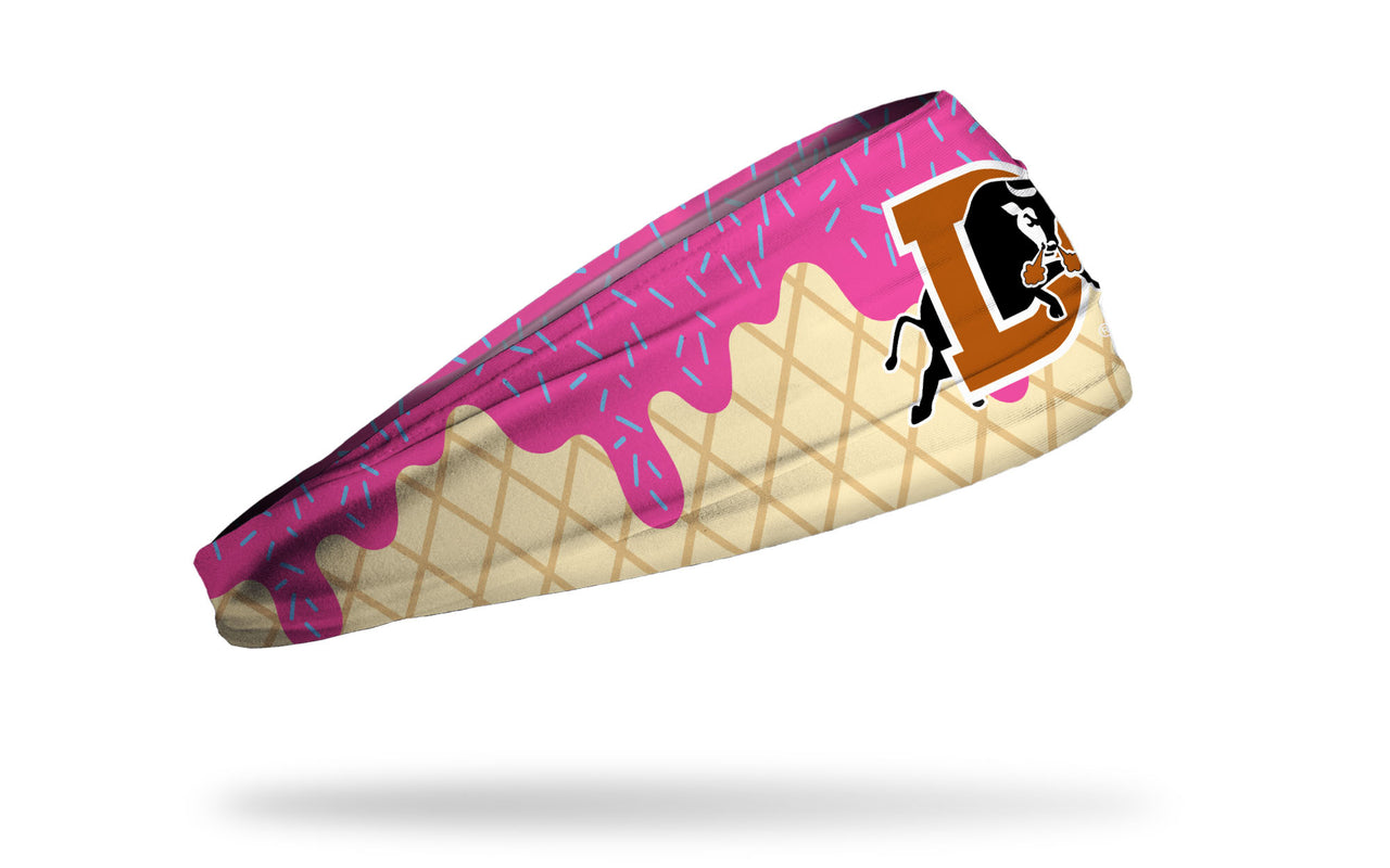 Durham Bulls: Hot Pink Sugar Cone Big Bang Lite Headband