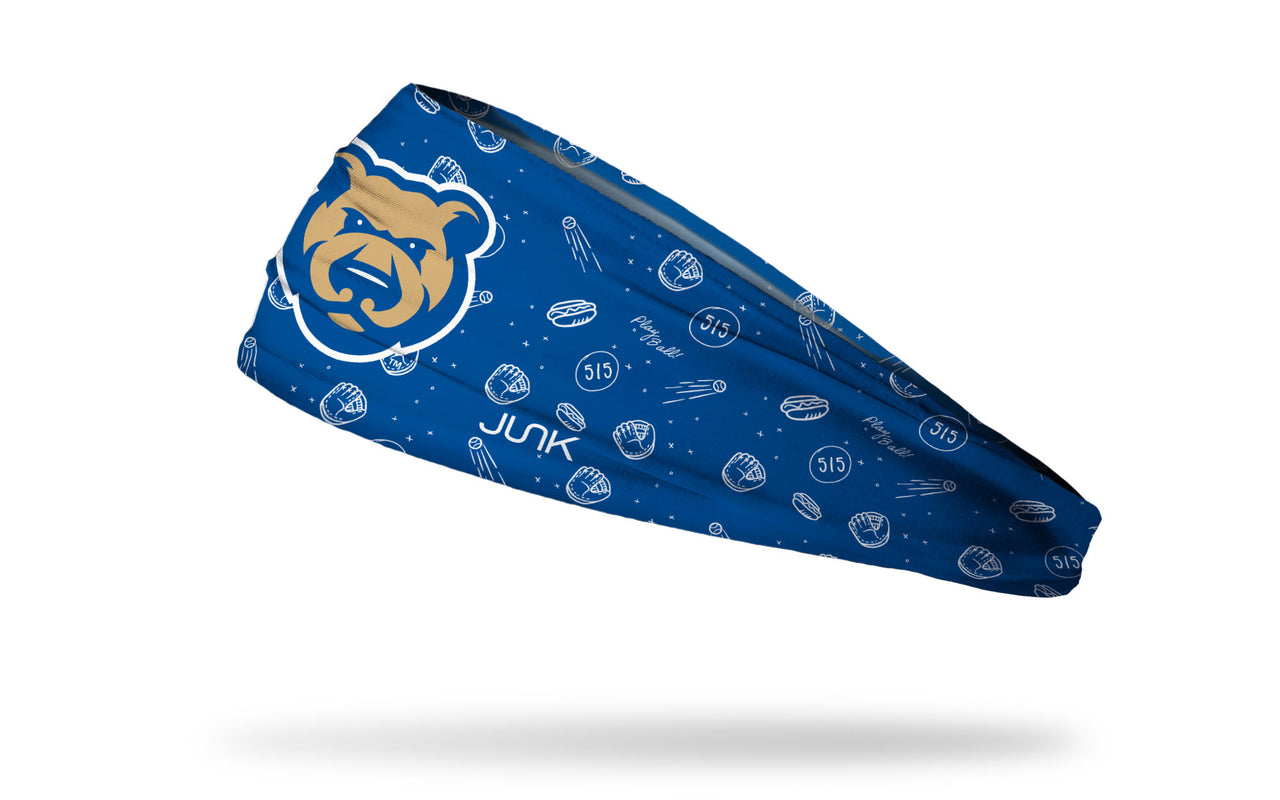 Iowa Cubs: Overload Blue Big Bang Lite Headband