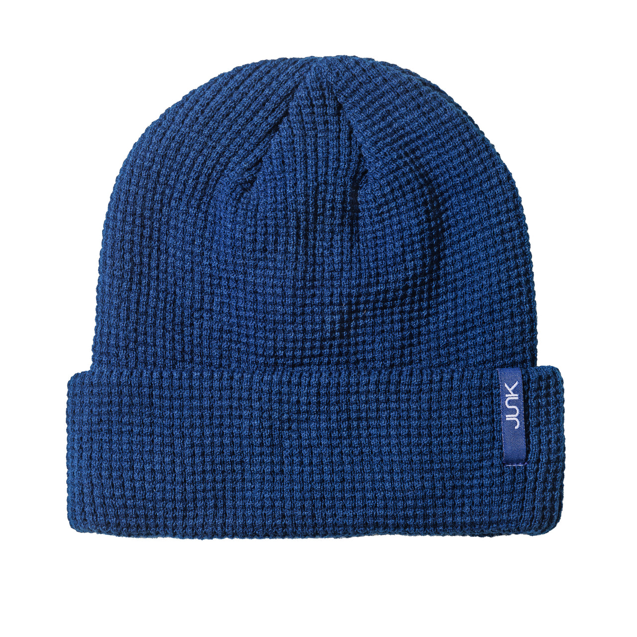 Midnight Blue Waffle Knit Beanie