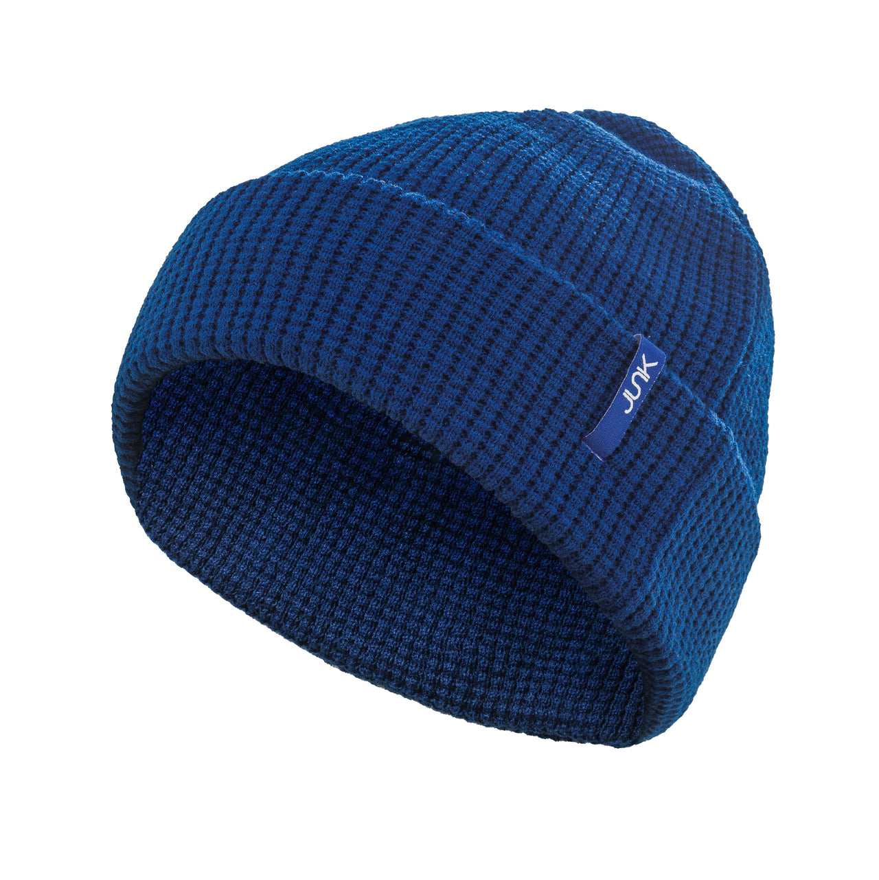 Midnight Blue Waffle Knit Beanie
