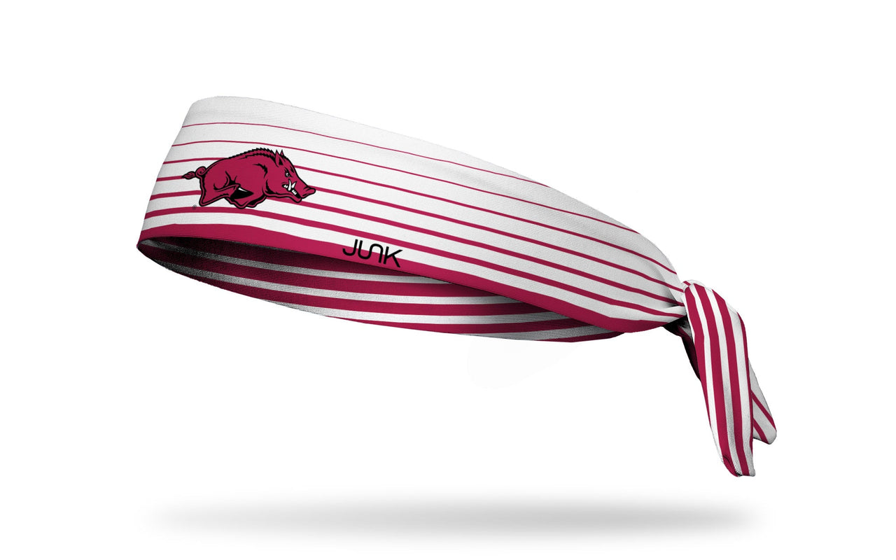 University of Arkansas: Gradient Stripe Tie Headband