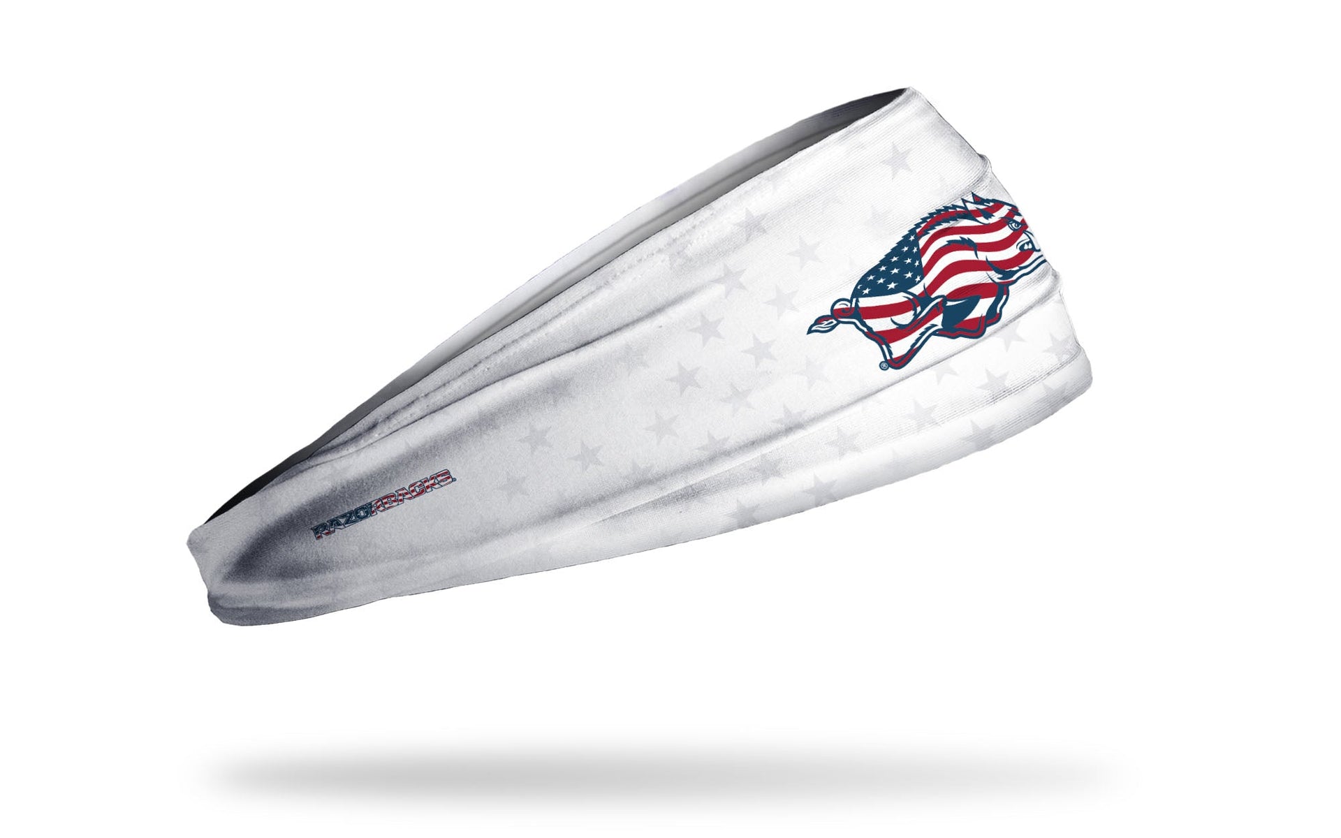 University of Arkansas: Patriotic Hog Big Bang Lite Headband - View 2
