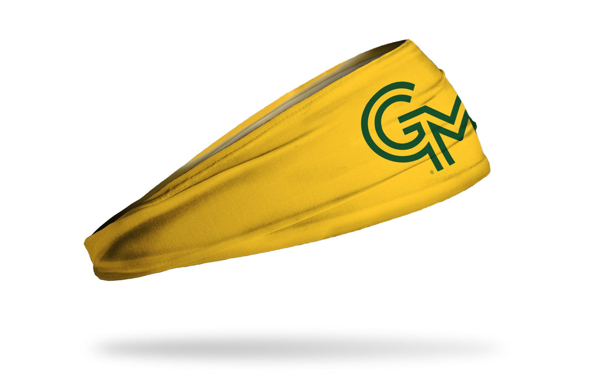 George Mason University: Gold Logo Big Bang Lite Headband - View 2