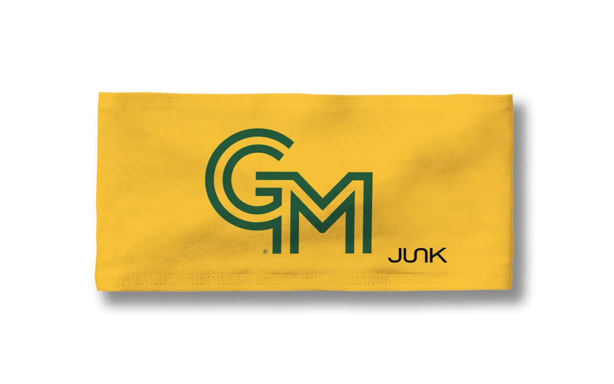 George Mason University: Gold Logo Big Bang Lite Headband - View 3