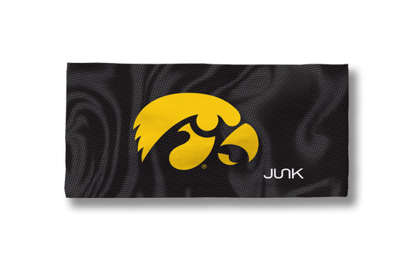 University of Iowa: Jersey Logo Black Headband