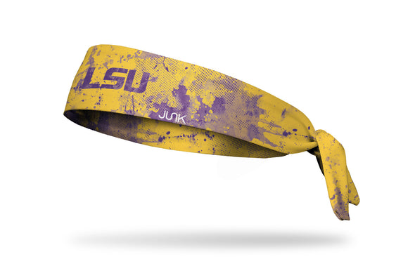Louisiana State University: Grunge Gold Tie Headband