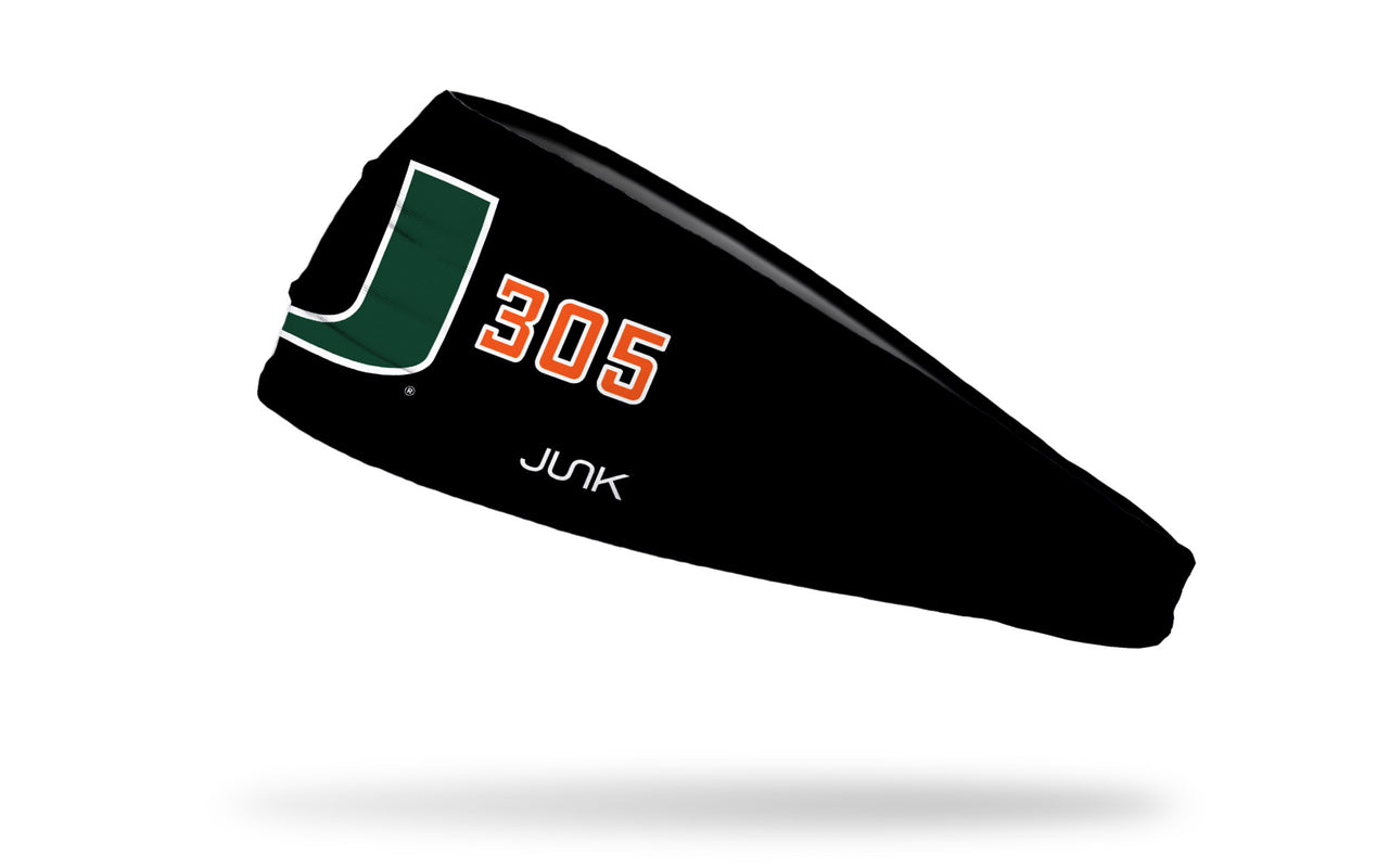 University of Miami: Oversized 305 Big Bang Lite Headband