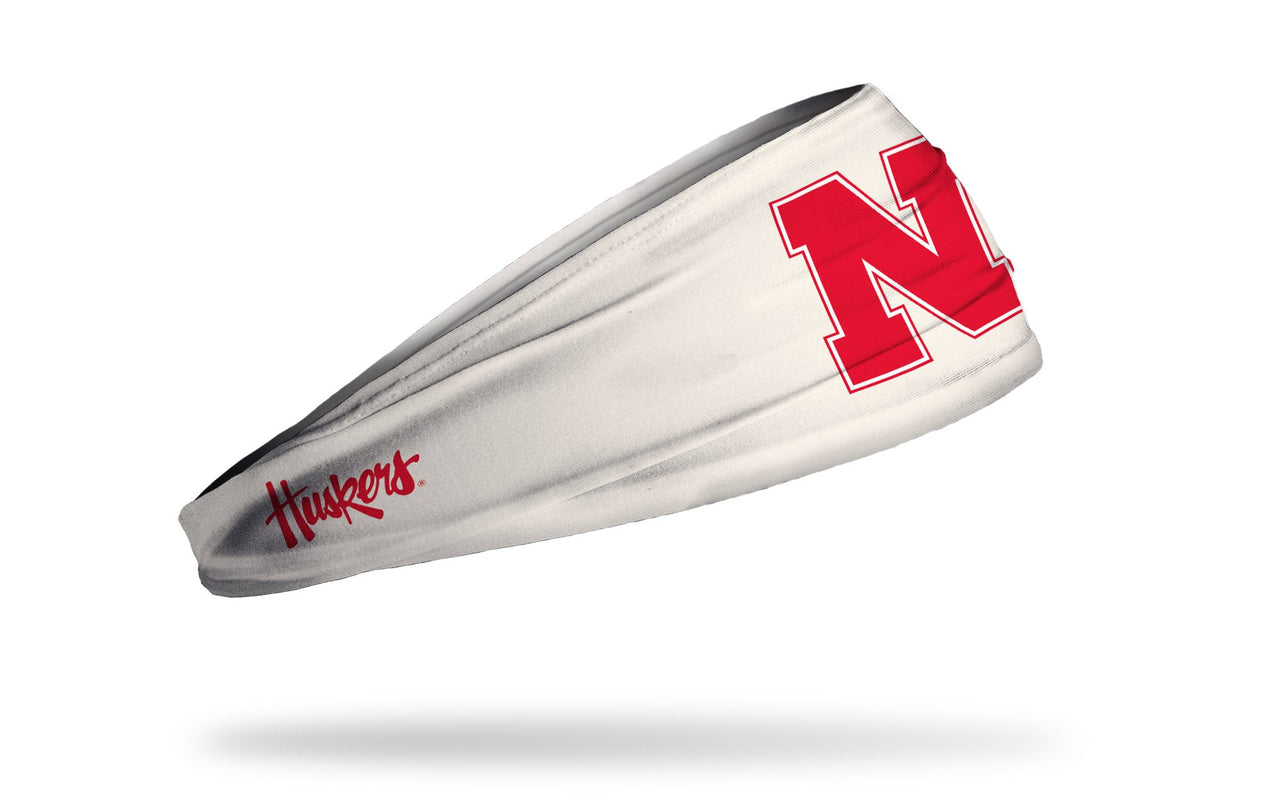 University of Nebraska: Cream Big Bang Lite Headband