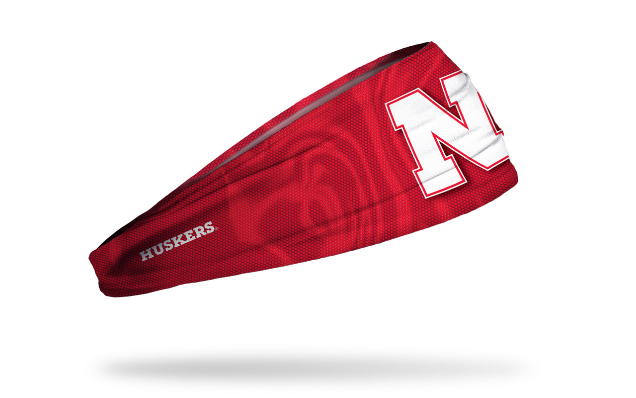 University of Nebraska: Jersey Logo Red Headband