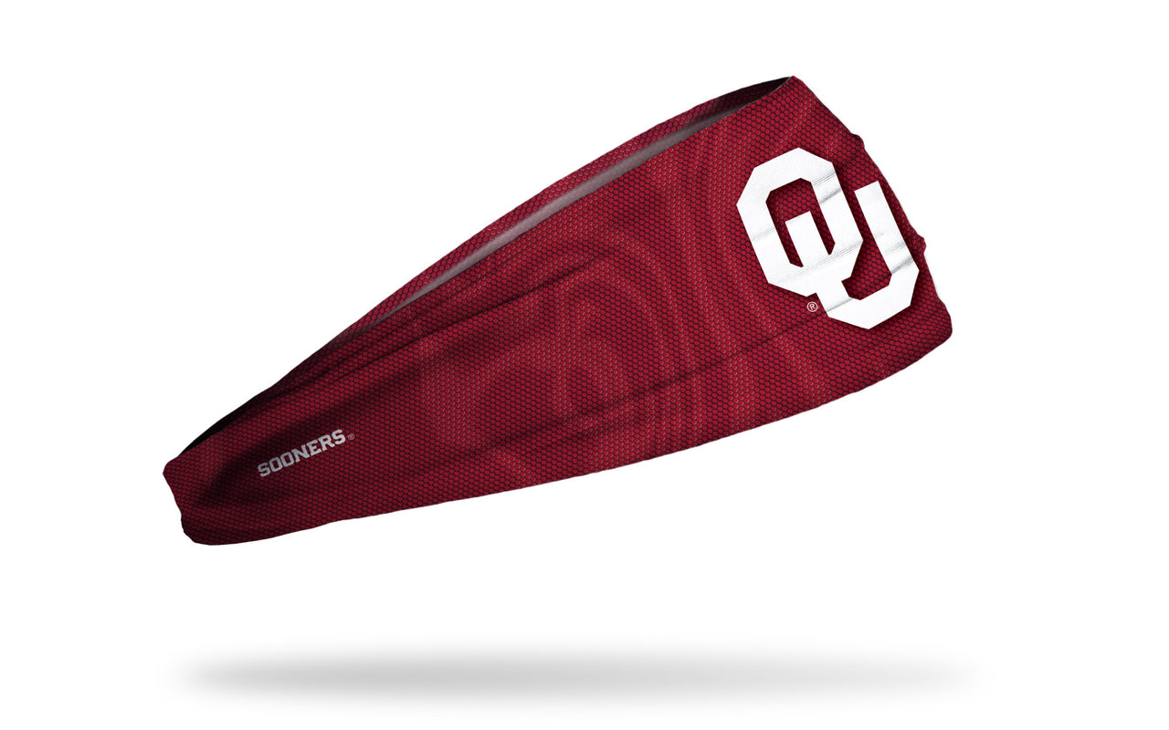 University of Oklahoma: Jersey Logo Crimson Headband