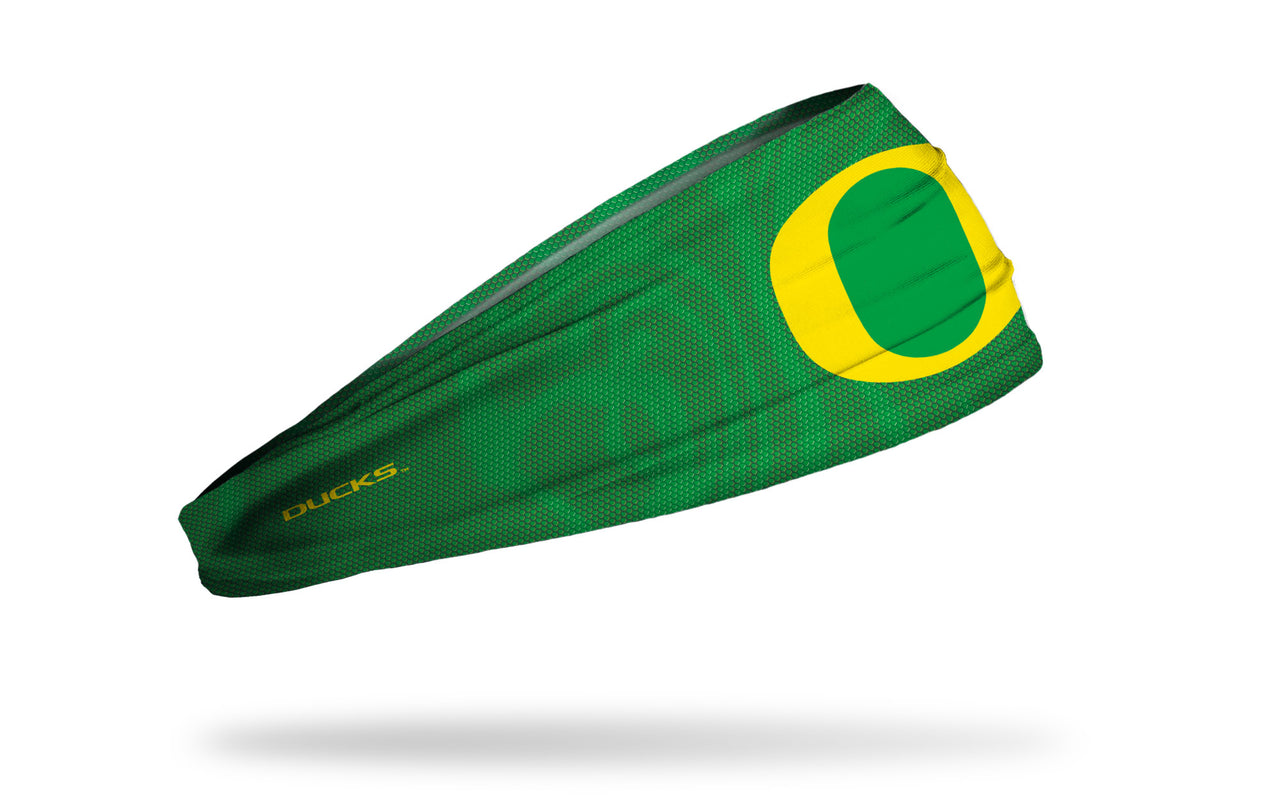 University of Oregon: Jersey Logo Green Headband
