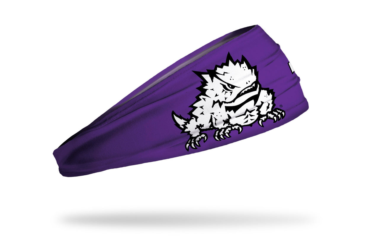 TCU: Oversized Frog Purple Big Bang Lite Headband