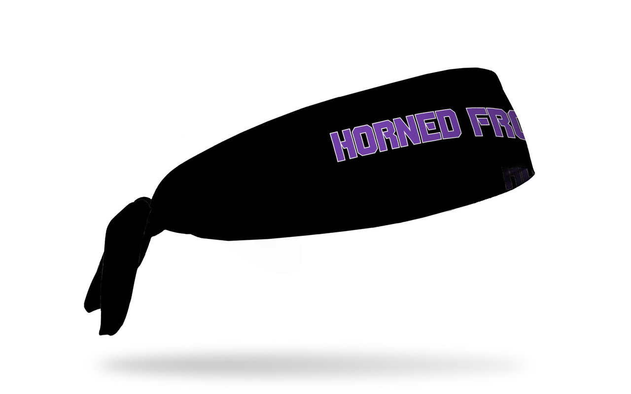 TCU: Horned Frogs Black Flex Tie Headband