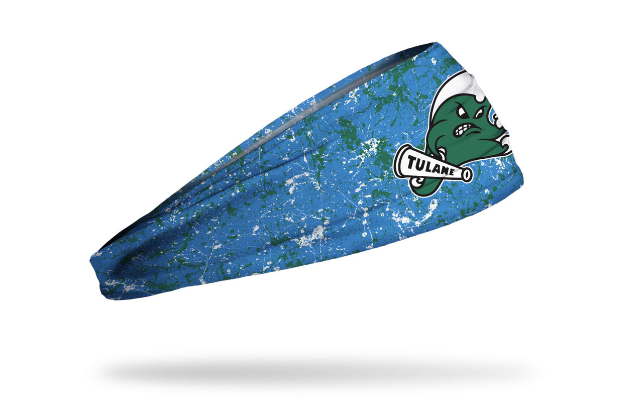 Tulane University: Splatter Big Bang Lite Headband