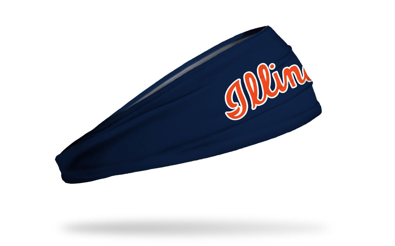 University of Illinois: Script Navy Big Bang Lite Headband