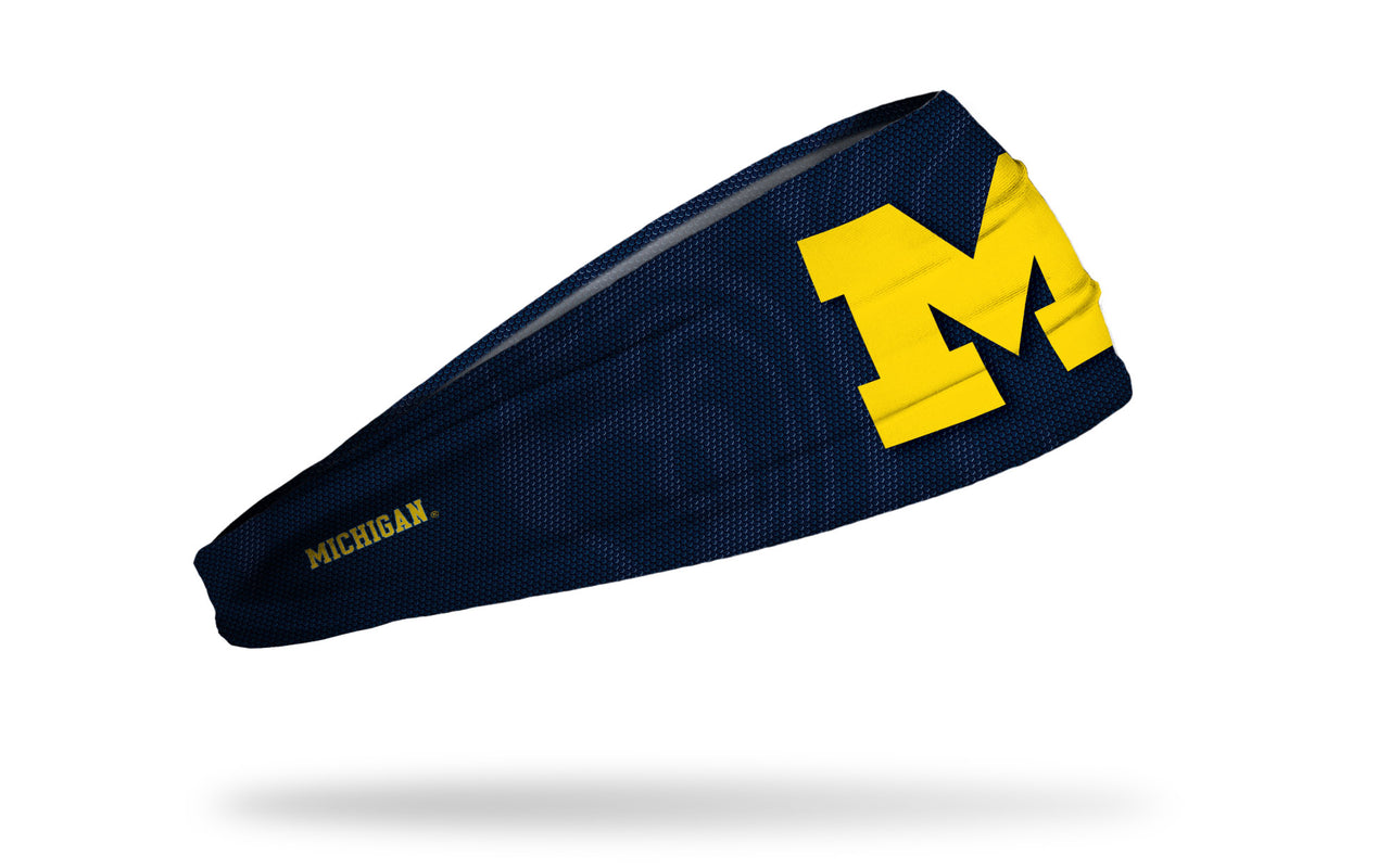 University of Michigan: Jersey Logo Blue Headband
