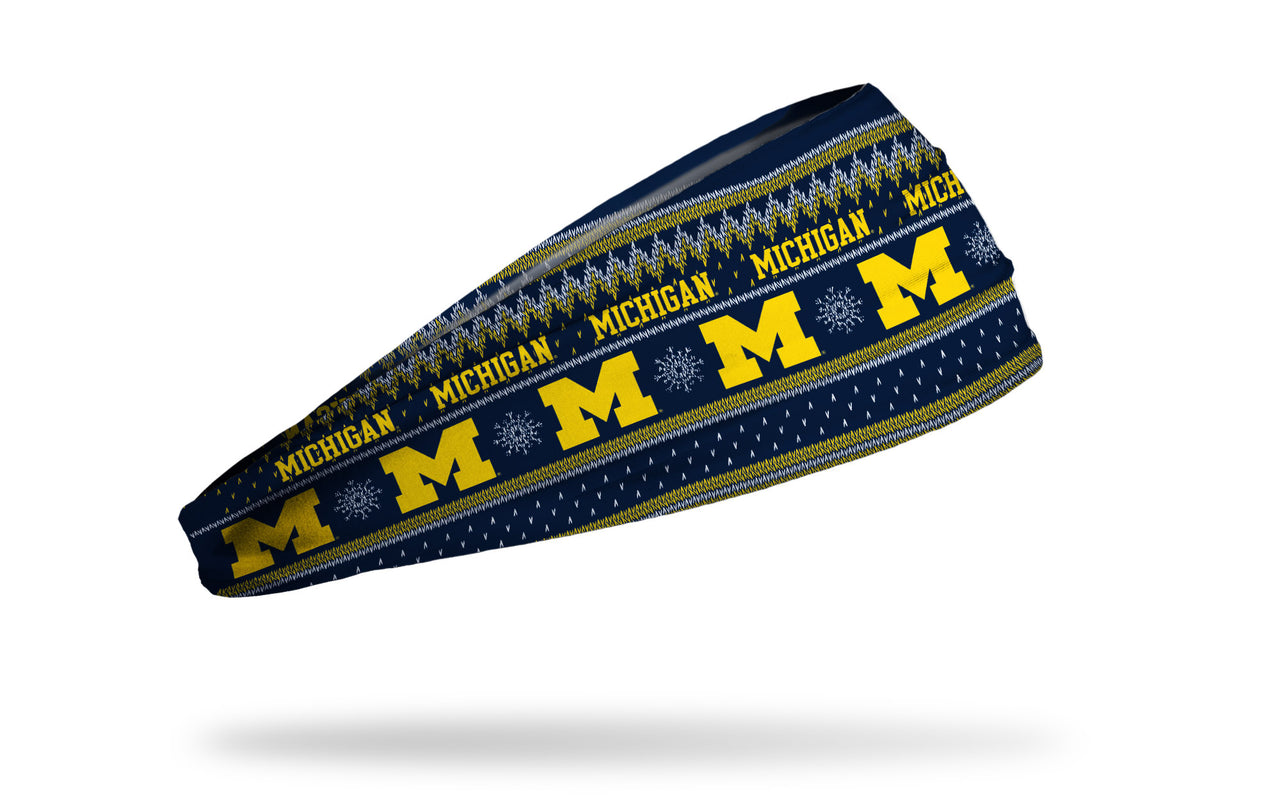 University of Michigan: Winter Break Headband