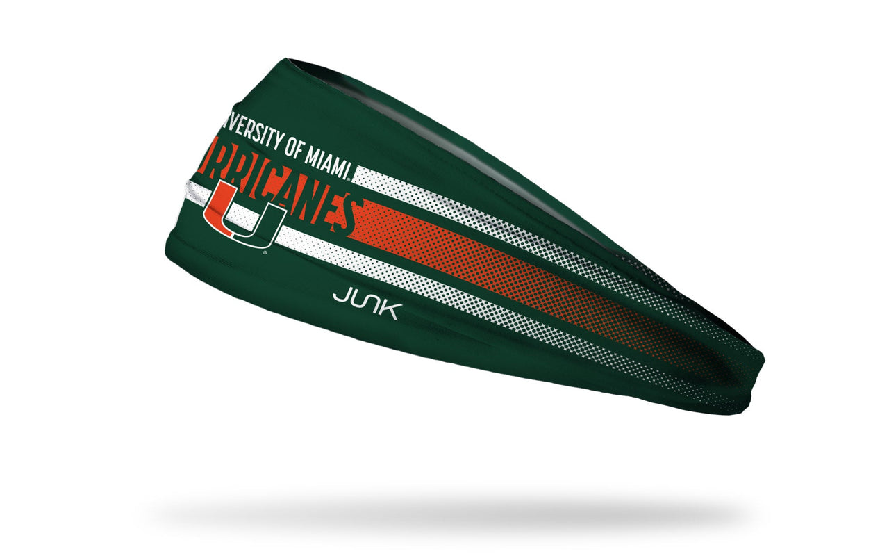 University of Miami: Faded Stripe Headband