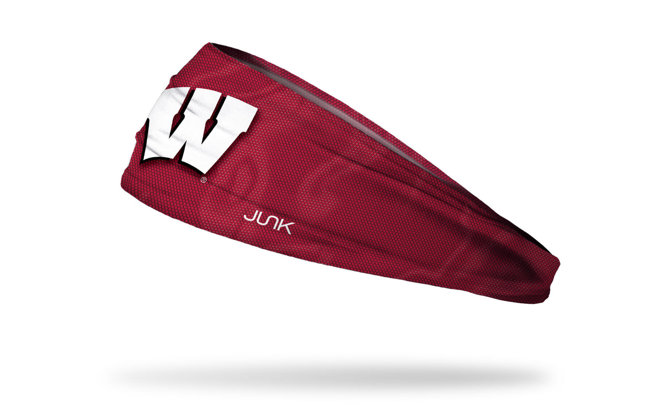 University of Wisconsin: Jersey Logo Red Headband