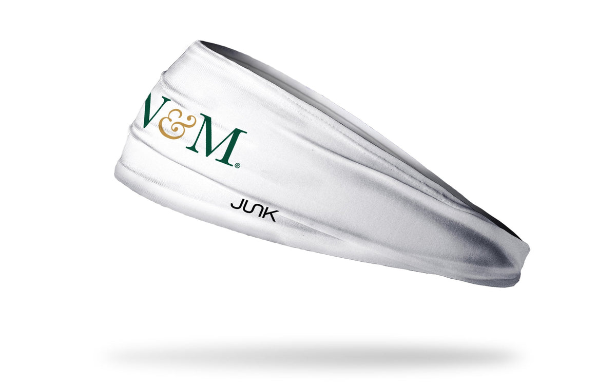 College of William & Mary: Logo White Big Bang Lite Headband - View 1