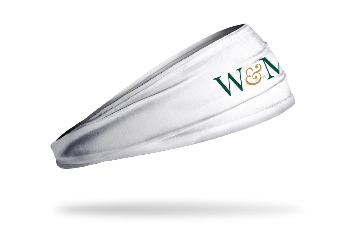 College of William & Mary: Logo White Big Bang Lite Headband - View 2