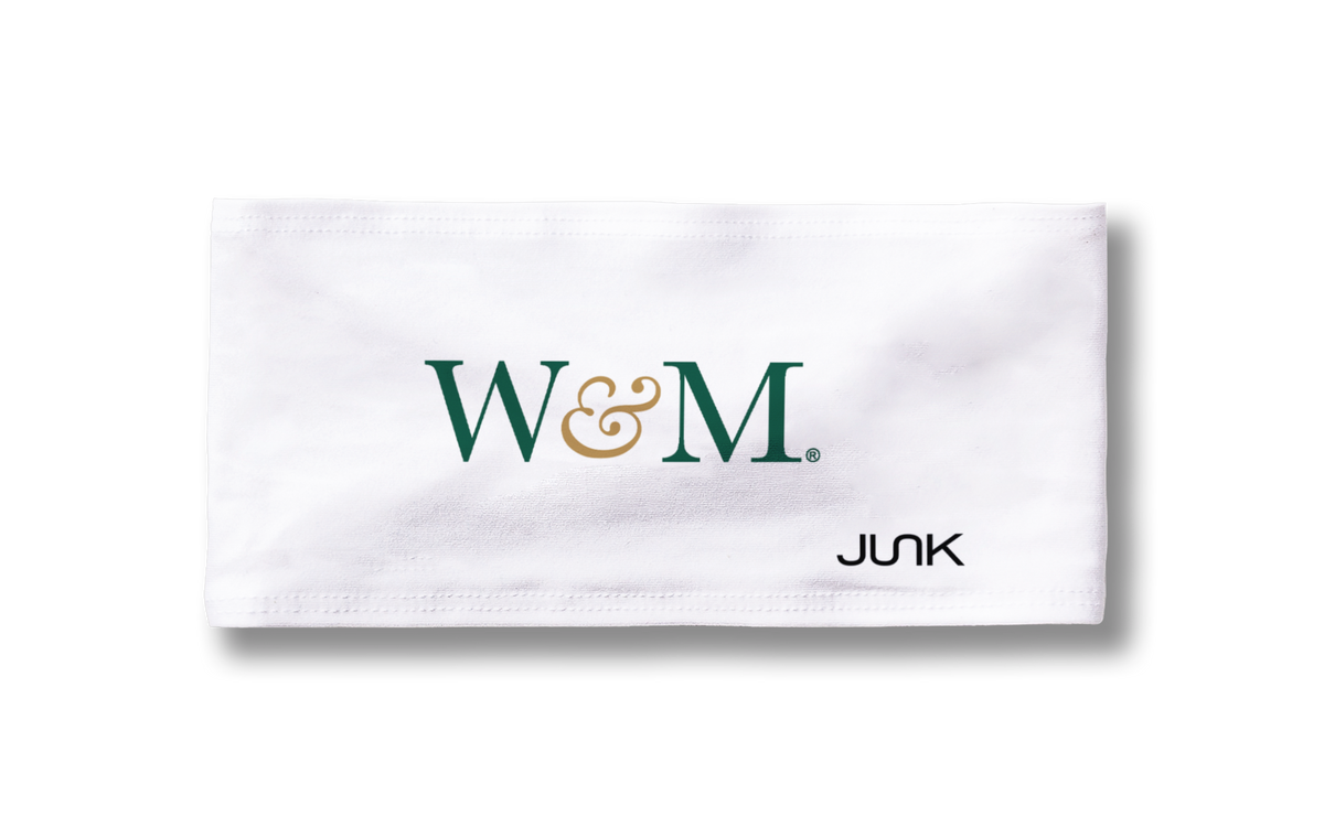 College of William & Mary: Logo White Big Bang Lite Headband - View 3