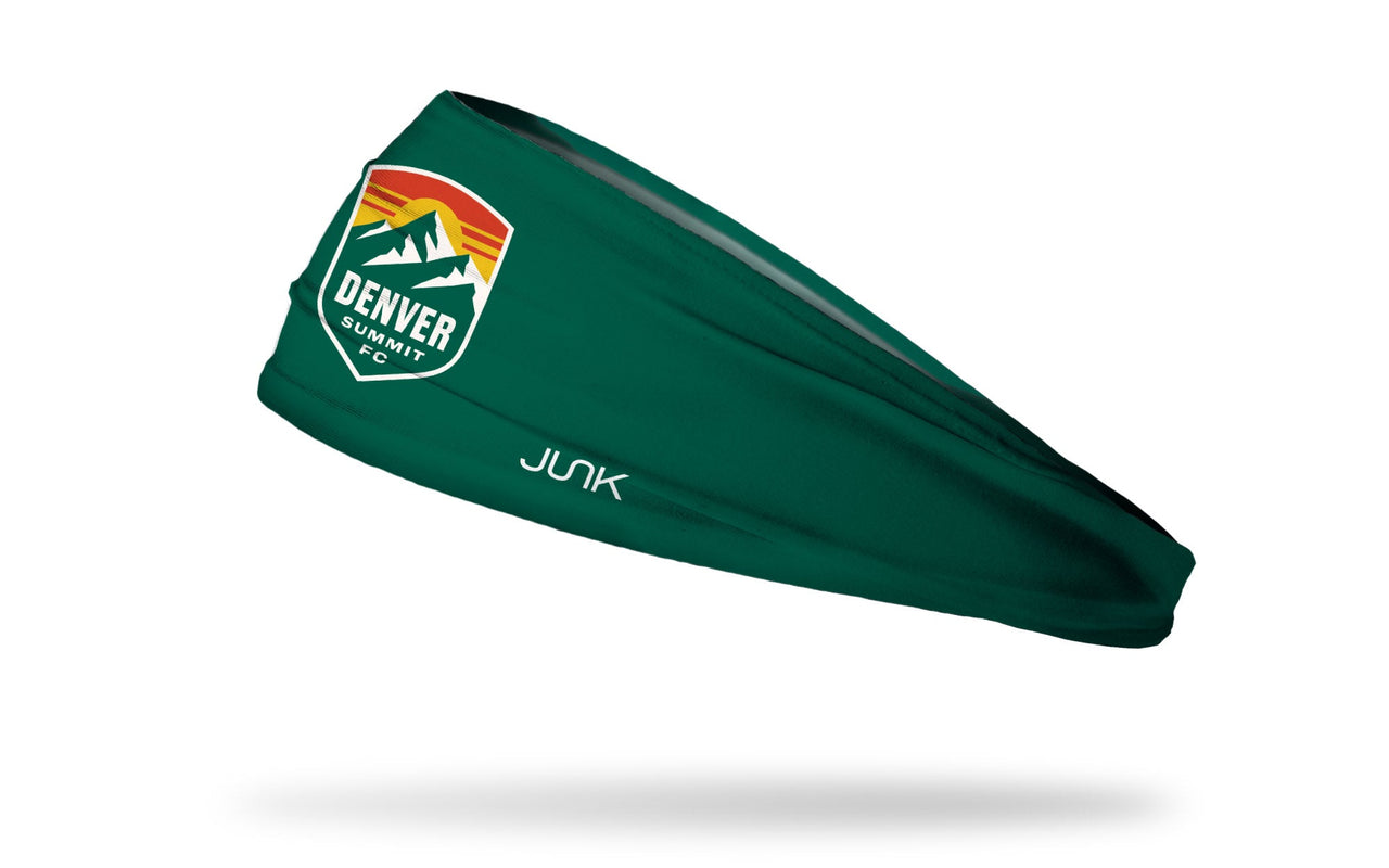 Denver Summit FC: Logo Green Big Bang Lite Headband