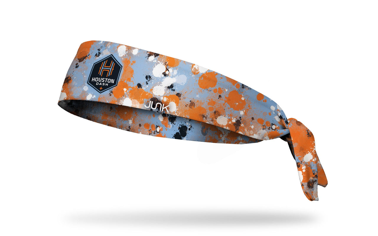 Houston Dash: Splatter Tie Headband