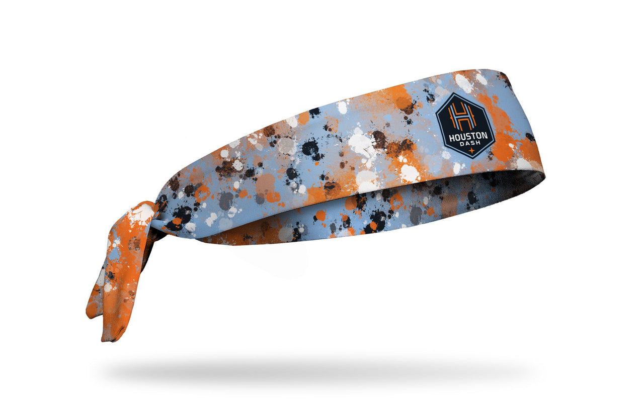 Houston Dash: Splatter Tie Headband