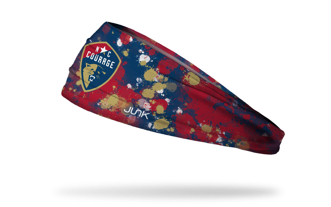 North Carolina Courage: Splatter Headband