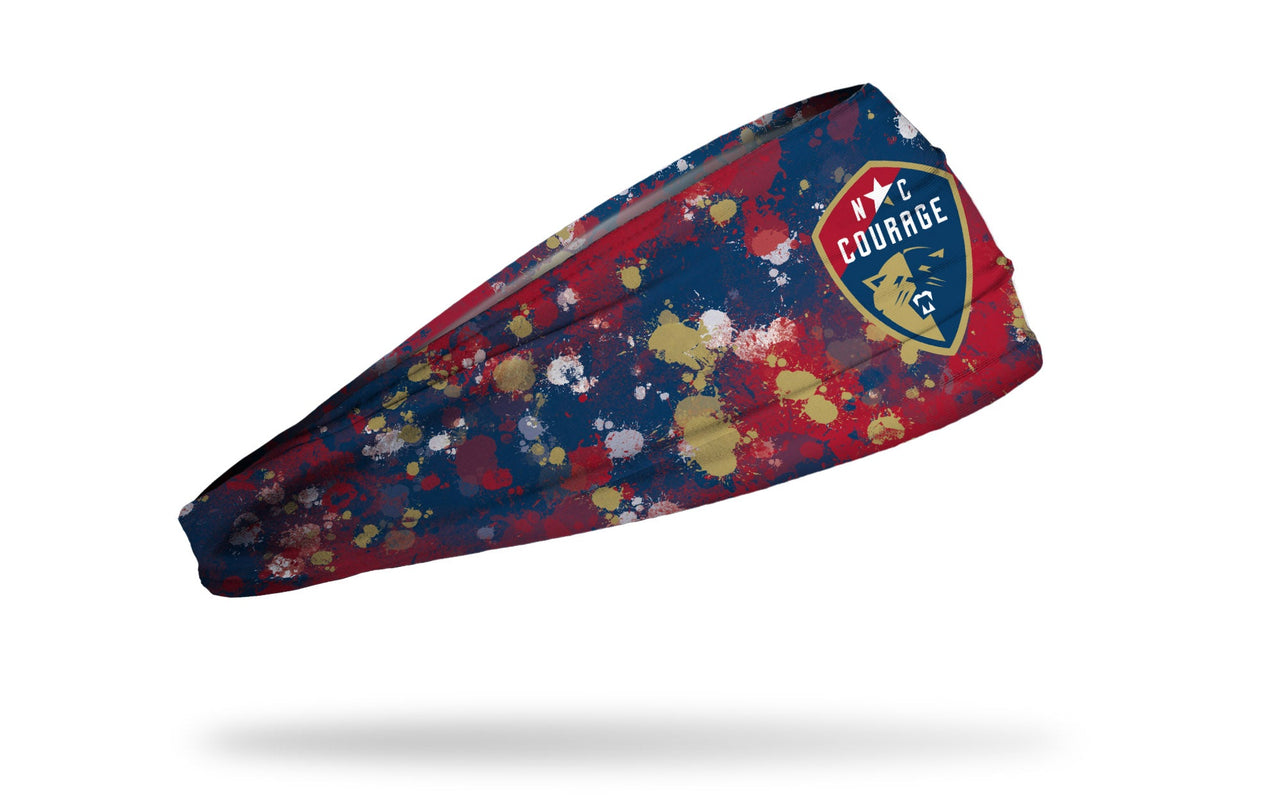 North Carolina Courage: Splatter Headband