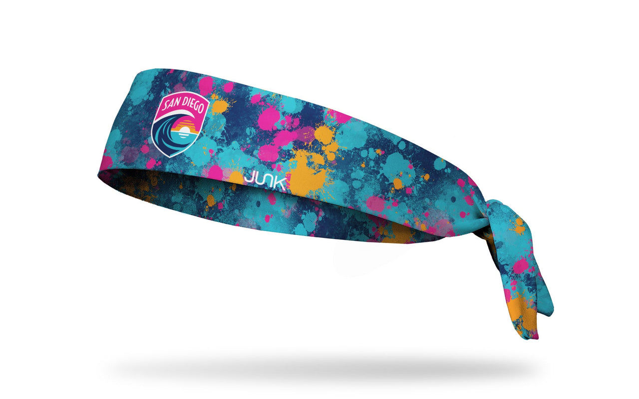 San Diego Wave FC: Splatter Tie Headband