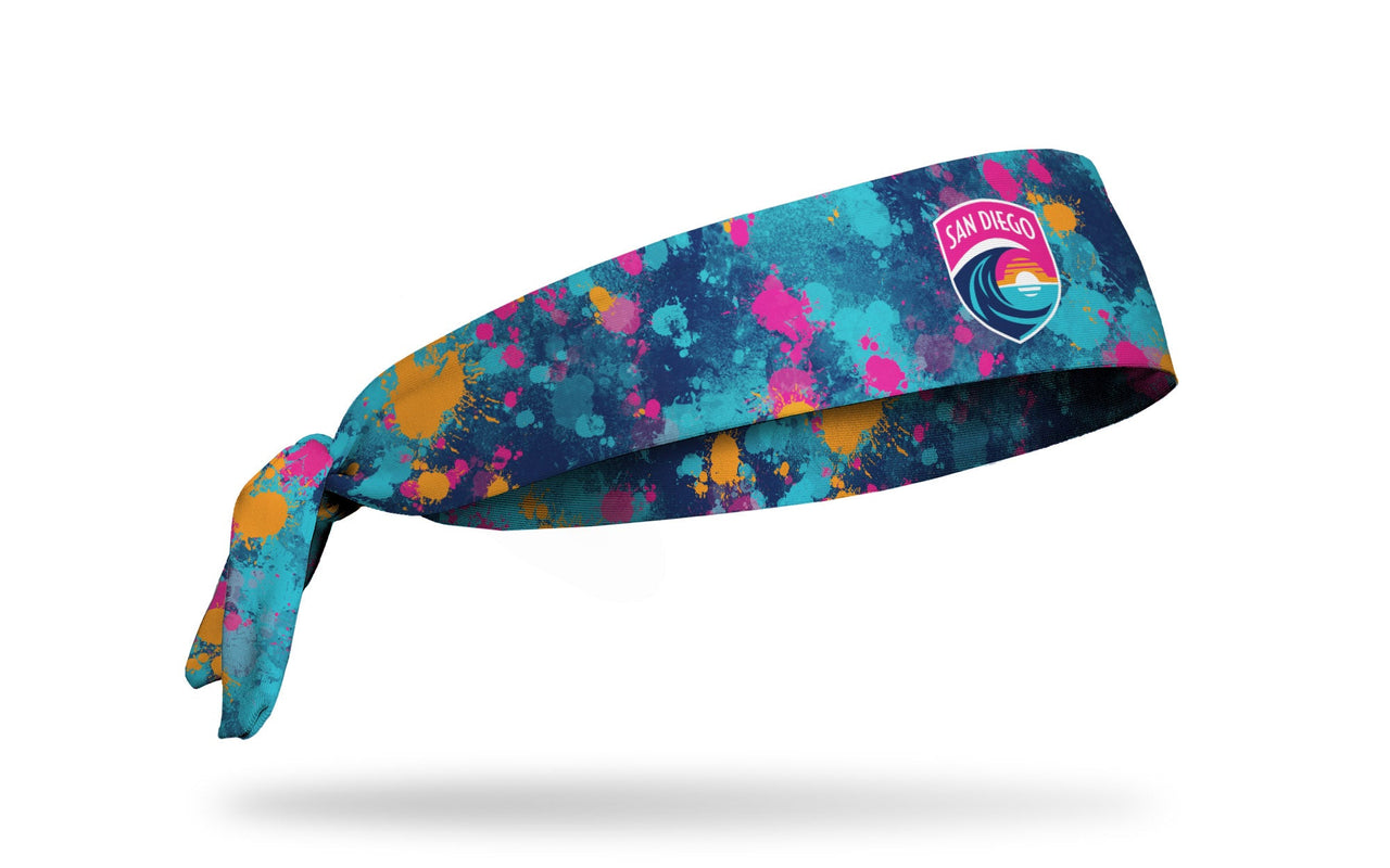 San Diego Wave FC: Splatter Tie Headband