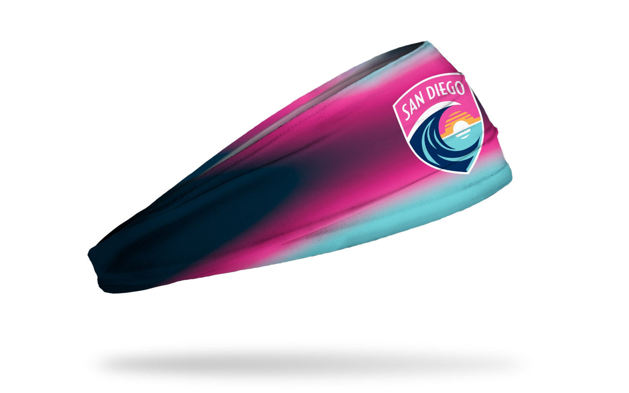 San Diego Wave: Textured Gradient Big Bang Lite Headband