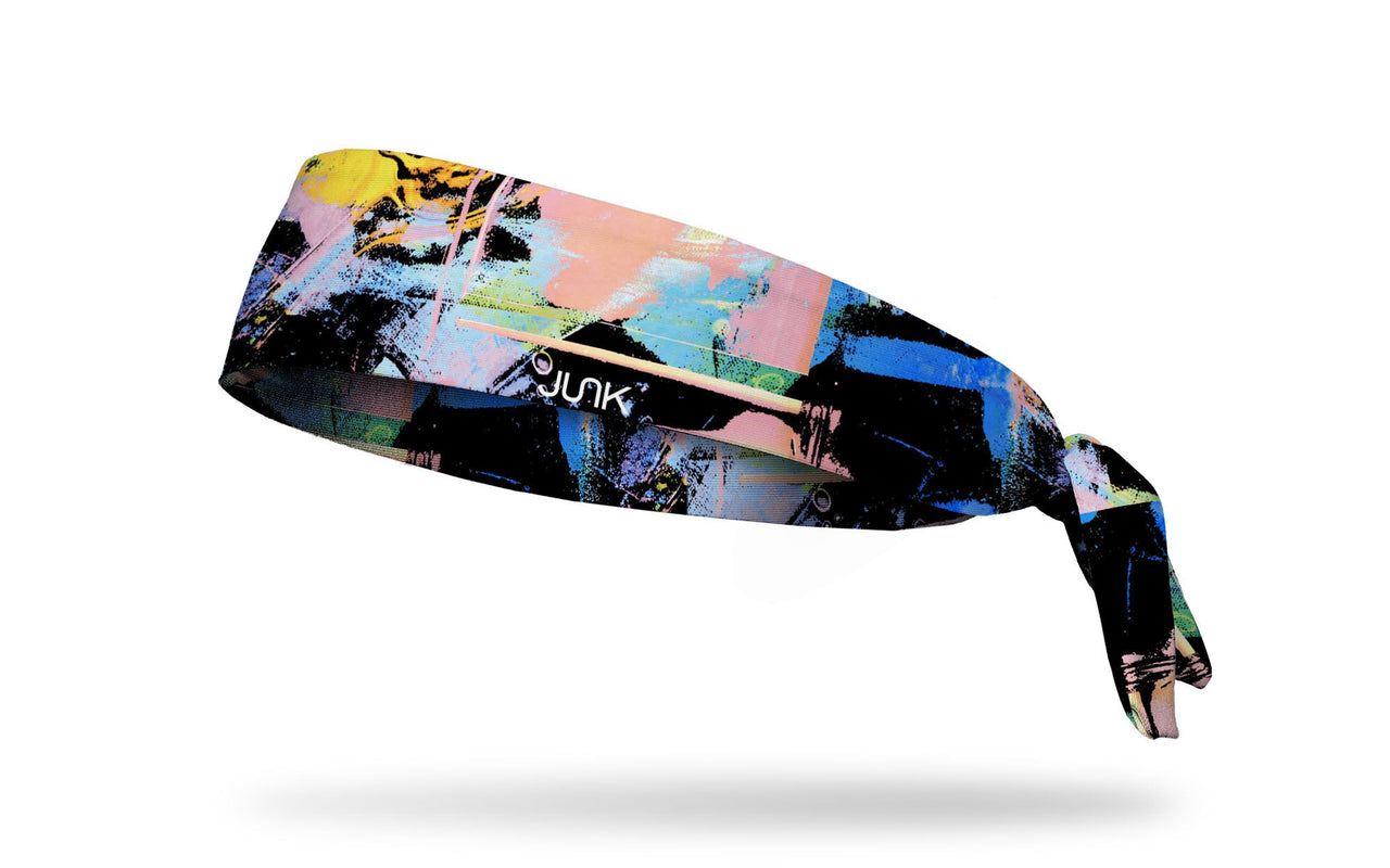 Pastel Paintstrokes Flex Tie Headband
