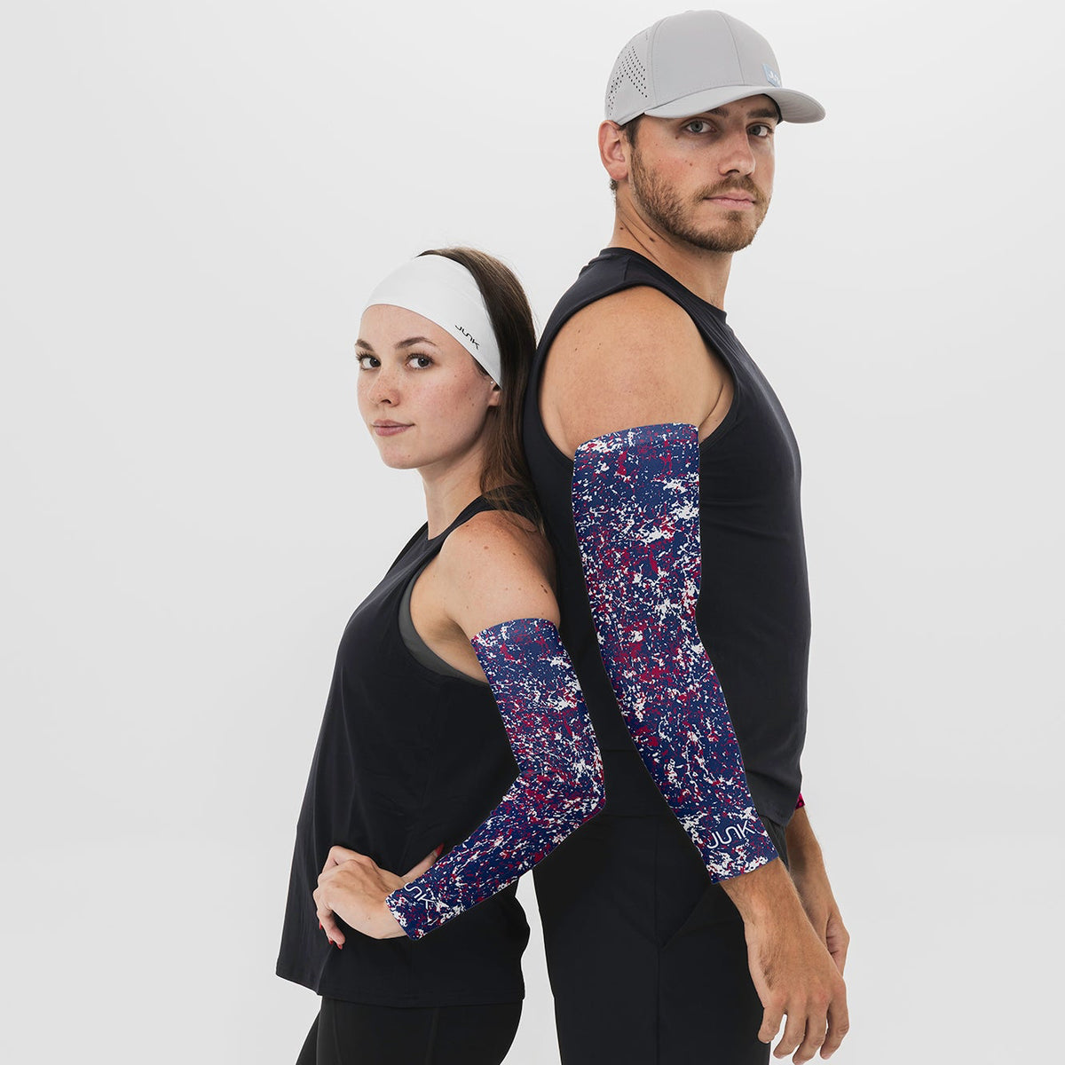 Patriotic Paint Splatter Arm Sleeve