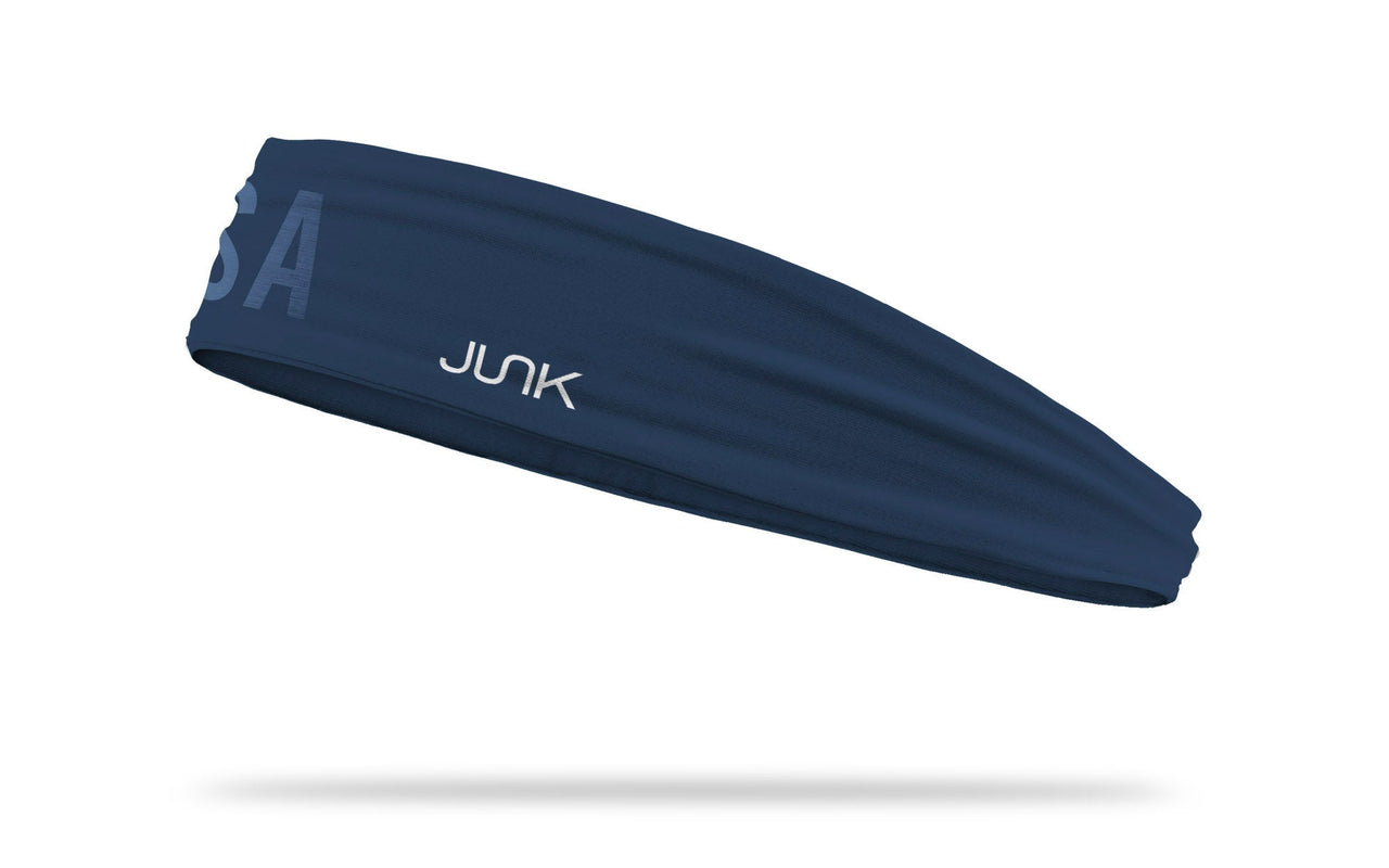United Blue Infinity Headband