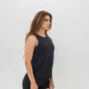 Women's Breakthrough Tank: Onyx Black - View 2